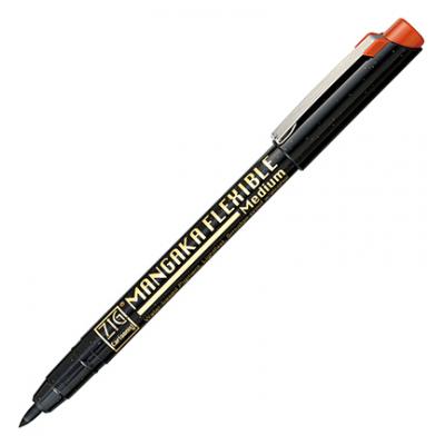 ZIG Mangaka Flexible Medium Brush - Sepia